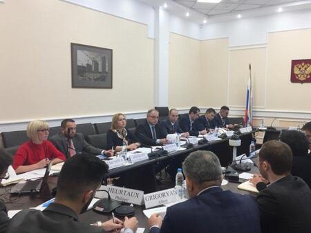 Заседание Российско-Французской рабочей группы «Устойчивые и умные города» в Минстрое России