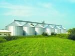 Зернохранилище /силос для хранения зерна с плоским дном, объемом хранения от 40 до 18.000 т, диаметром от 4 до 32 м, с оцинковкой 450 г/м.кв