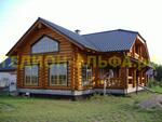 Дачные дома из оцилиндрованного бревна в Московской области