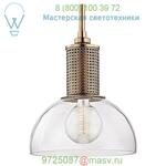 Halcyon 1 Light Pendant Light Hudson Valley Lighting 7210-AGB, светильник