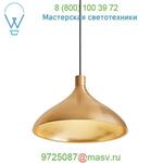 Swell Wide Pendant Light - Brass Pablo Designs, светильник