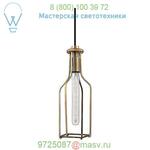 1041-AGB Hudson Valley Lighting Colebrook 5 Inch Square Pendant Light, светильник