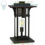 Manhattan Pier Mount Outdoor Lamp Hinkley Lighting 2327OZ, светильник для садовых дорожек