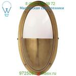 Pelham Oval Wall Sconce Visual Comfort TOB 2209BZ-WG, настенный светильник