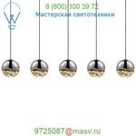 SONNEMAN Lighting Grapes 5 Light LED Rectangular Multipoint Pendant 2921.01-SML, светильник