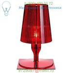 Kartell OB-9050/Q3 Take Table Lamp (Red) - OPEN BOX RETURN, опенбокс