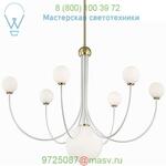 Mitzi - Hudson Valley Lighting H234805-AGB/WH Coco LED Chandelier, светильник