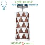 Triangle 1 Column Pendant Light jefdesigns jd_Triangle1_Ebony_Lisha16, светильник