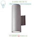 OB-1014-2LEDRA1-SG DALS Lighting 1014 4 Inch Cyl Outdr 2 Light LED Wall Sconce(Grey)-OPEN BOX