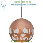 Besa Lighting Rocky Pendant Light 1JT-ROCKYBK-BR, светильник