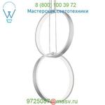 PD-26802-BK Modern Forms Rings Two-Ring LED Pendant, светильник