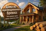 Дома из оцилиндрованного бревна: Что нужно знать перед строительством?