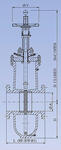 Трубопроводные шиберные задвижки с плоскопараллельным и удлиненным шибером. Класс ANSI 2500