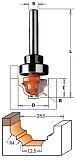 Фреза концевая калевочная TCT S=8 D=28,6x13,3