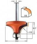 Фреза радиусная c подшипником TCT S=6 D=28,6x12,7