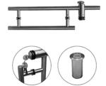Ручка-замок T-482A-1 25x600, SSS - матовая нержавеющая сталь