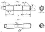 Шпильки для фланцевых соединений по ГОСТ 10494-84 - Раздел: Строительные сооружения и конструкции